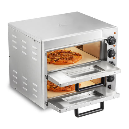 Kommerzieller Pizzaofen, elektrischer Pizzaofen für 14-Zoll-Pizza im Innenbereich