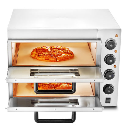 Commercial Countertop Pizza Oven Electric Pizza Oven for 16" Pizza Indoor