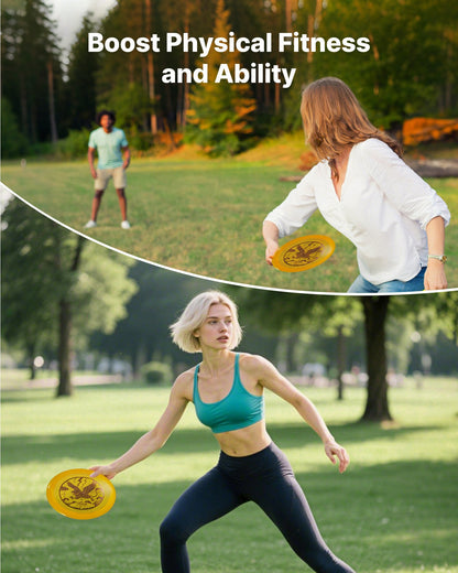 Disc Golf Set, 8 Pack Disc Golf Starter Set, Beginners Flying Discs for Full-Body Strength Training, with Putter, Mid-Range, Driver, PDGA Approved, for Outdoor Backyard, Lawn, Beach, and Park