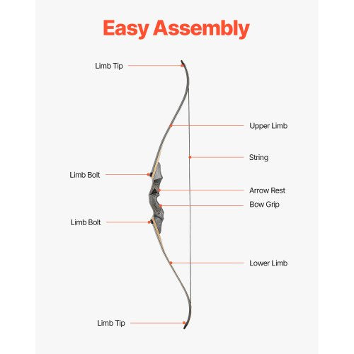 60 Zoll Takedown Recurvebogen Holzbogen Pfeile Kit Jagdpraxis 18kg