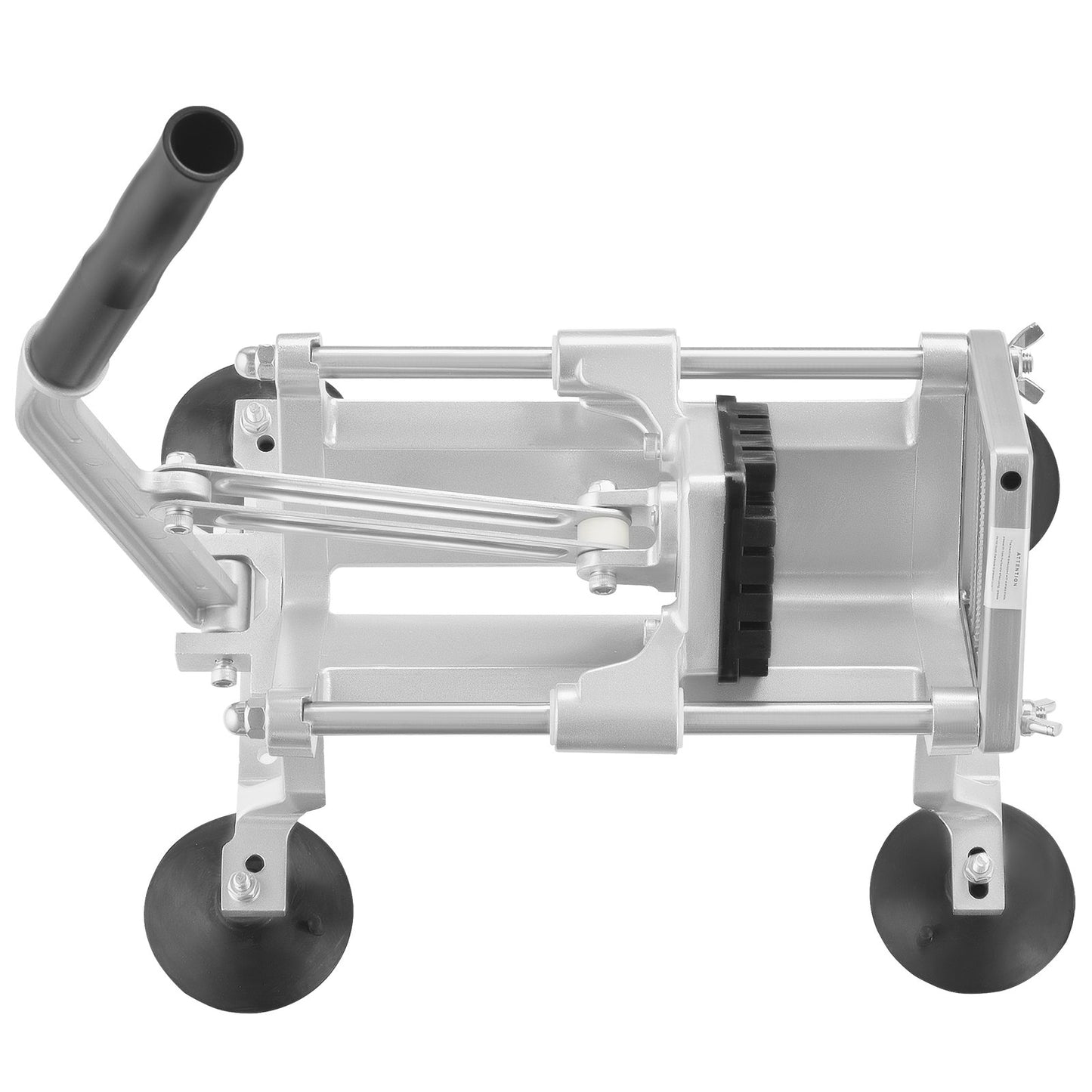 Kommerzieller Gemüseschneider, 1/4"+3/8"+1/2" Obstschneider, Gemüseschneider aus Edelstahl und Aluminiumlegierung, manuelle Schneidemaschine mit rutschfesten Füßen, für Radieschen, Zwiebeln, Kartoffeln