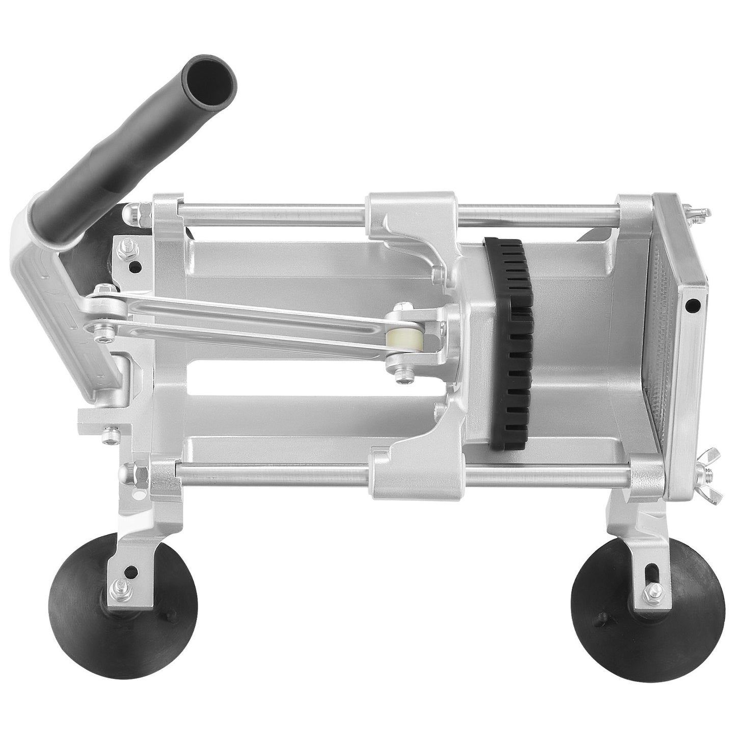 Commercial Vegetable Cutter, 3/8 Inch Fruit Cutter, Stainless Steel and Aluminum Alloy Vegetable Cutter, Manual Cutter with Non-Slip Feet, for Radishes, Onions, Potatoes, Lemons