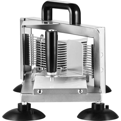 Commercial Tomato Slicer, 1/4"+3/8"+3/16" Tomato Slicer, Stainless Steel Heavy Duty Tomato Slicer, Manual Tomato Slicer with Non-Slip Feet, Tomato Slicer, Cucumbers, Bananas