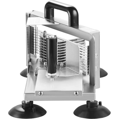 Commercial Tomato Slicer, 1/4 Inch Tomato Slicer, Stainless Steel Heavy Duty Tomato Slicer, Manual Tomato Slicer with Non-Slip Feet, for Cutting Tomatoes, Cucumbers, Bananas