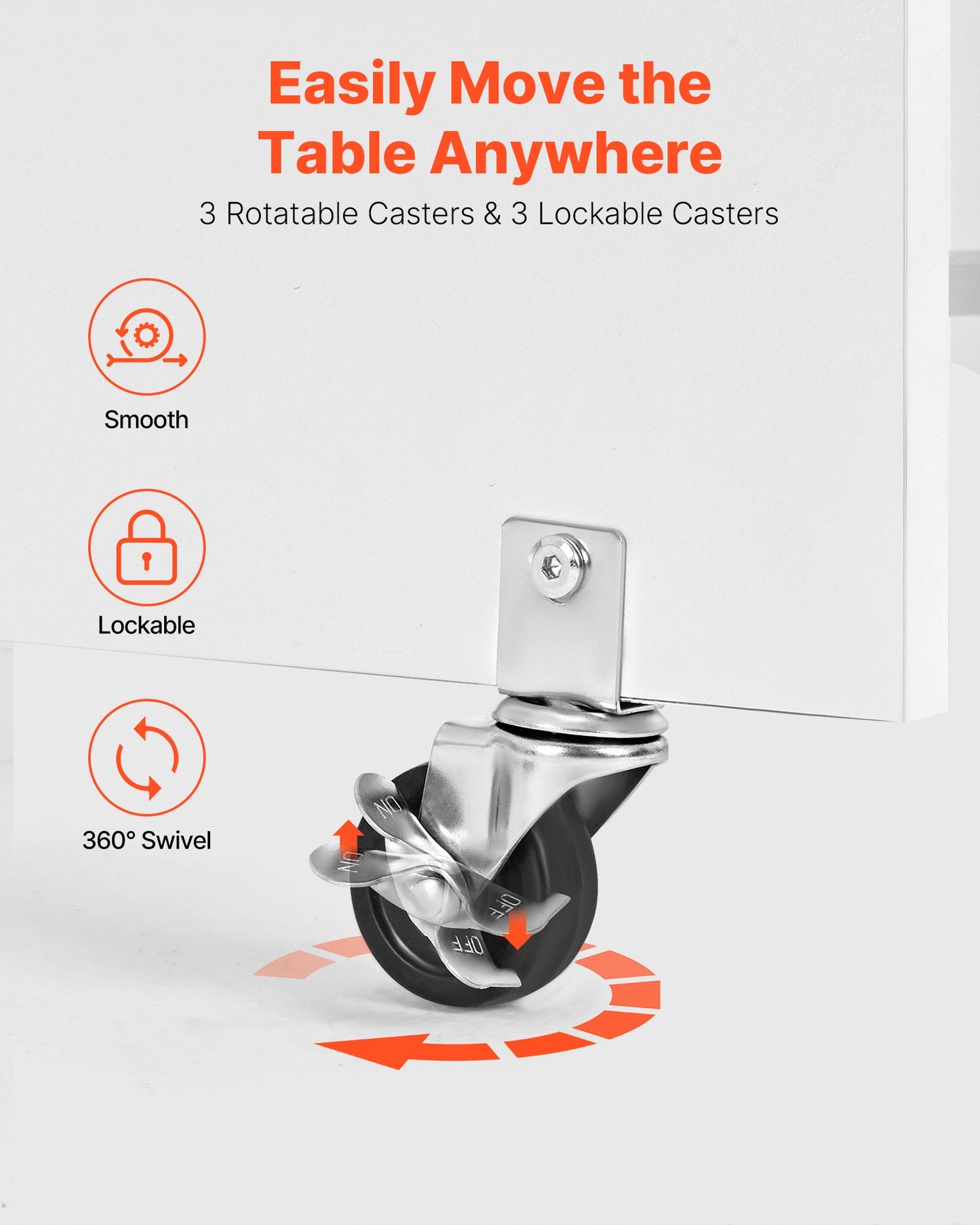 Folding Sewing Table, Multipurpose Sewing Machine Table with Cabinet, Charging Station, Compact Design, Wheels, Wooden Pegs, Storage Trays and Shelf, Craft Station and Side Desk for Home