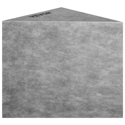 Tile Shower Seat, 22.4\" x 16\" x 20\" Ready to Tile Shower Seat, Factory Waterproof & 100% Leak Proof Tileable Shower Corner Seat, 440lbs Load-Bearing Triangular Board Shower Bench, Grey