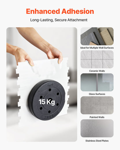 Peel and Stick Backsplash 10-Sheet, 12 x 12 x 0.78 inch / 305 x 305 x 2.0 mm Self-Adhesive Wall Tiles, Stick on Subway Tile Backsplash for Kitchen, 3D Back Splashes for Bathroom, Stone-Look