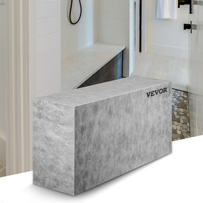 Board Shower Bench Rectangle Bench Ready to Tile&Waterproof 38.2x11.4x20"