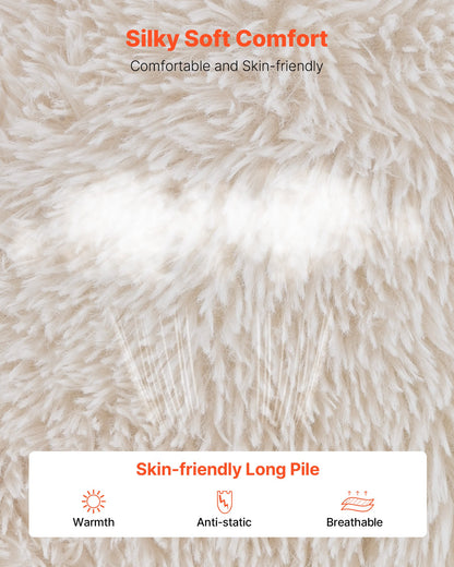 Bean Bag Chair, BeanBag Sofa Chair with Armrests for Adults, Fluffy Plush & High-Density Foam Filling Adult Bean Bag with Zapper, Comfy Lazy Sofa Chair Ideal for Living Room, Bedroom, Beige