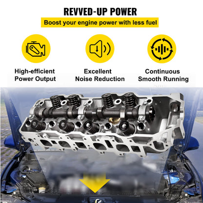 Set of Complete Engine Cylinder Head for Toyota1985-1995 4Runner, 1995 Celica, 1985-1995 Helix Pickup 2.4 SOHC 22R 22RE 22REC