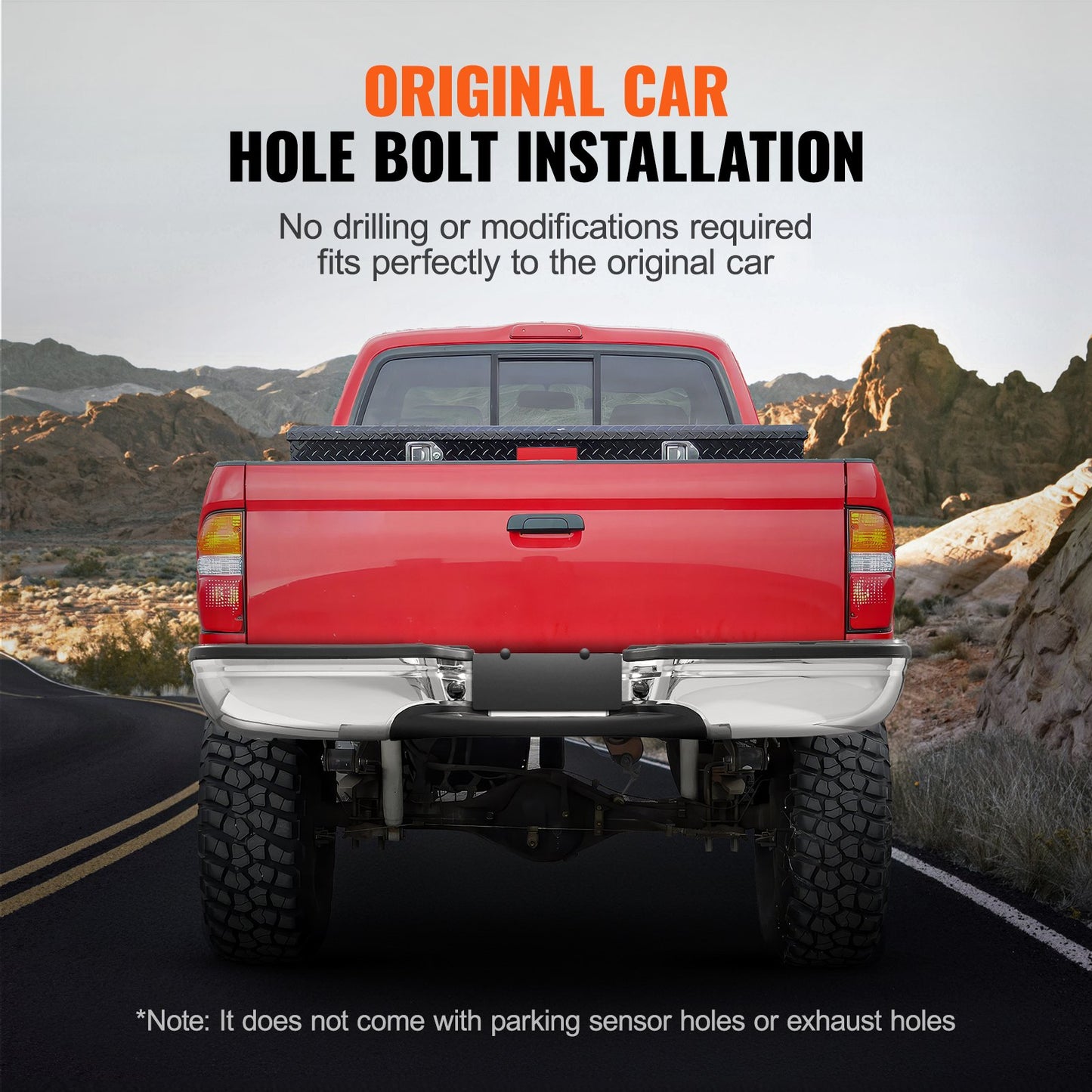Rear Step Bumper Steel Bumper for 1999-2007-Ford F250/Ford F350 Super Duty