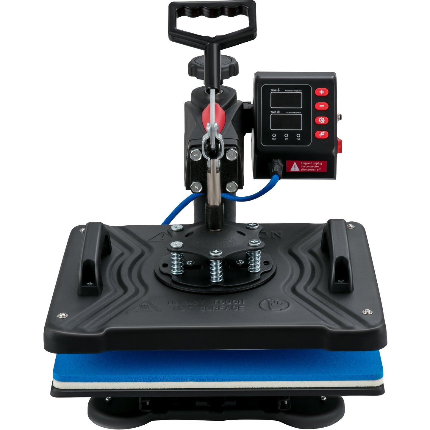 Heat Press, 5 in 1 Heat Press Machine Machine 12x15, Clamshell Sublimation Transfer Printer Fast Heating, Digital Precise Temperature Control, Vinyl Heat Press for T-shirt Plate Mug Cup, 1250W