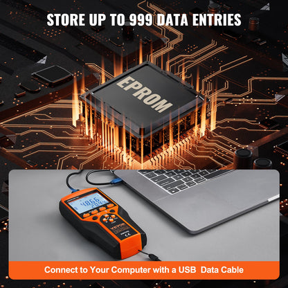 Geteiltes Hand-Anemometer, 14℉-140℉, digitales Windgeschwindigkeits-CFM-Meter mit LED-Hintergrundbeleuchtung, misst Windgeschwindigkeit, Windtemperatur, Luftstrom, Windkühlung, zum Segeln, Surfen, Fliegen, HVAC