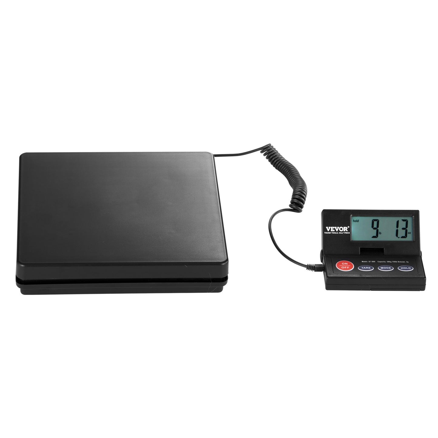 Shipping Scale Digital Postal Scale 110 lbs x 0.07 oz. AC/DC Package LCD