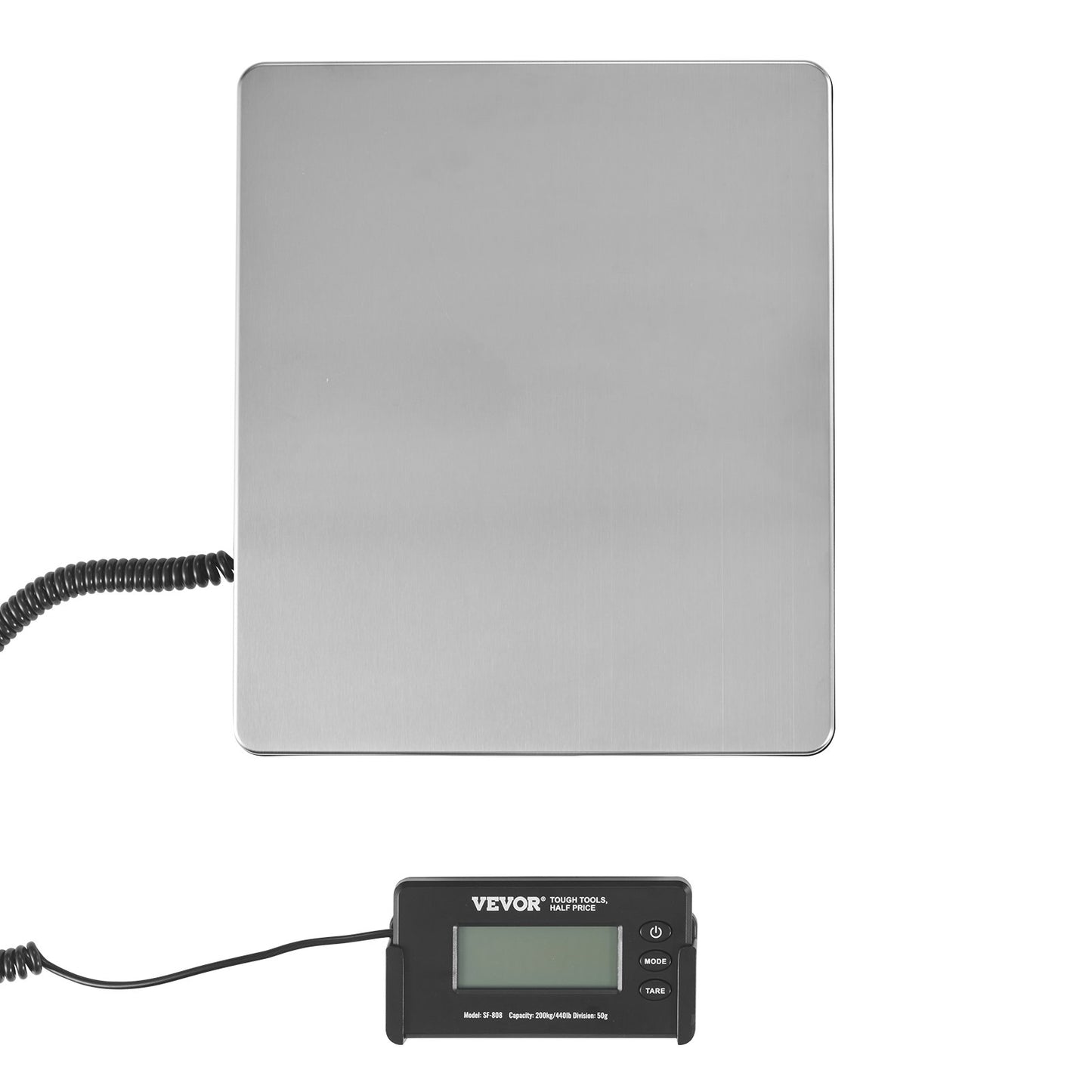 Shipping Scale Digital Postal Scale 440 lbs x 1.7 oz. AC/DC Package LCD