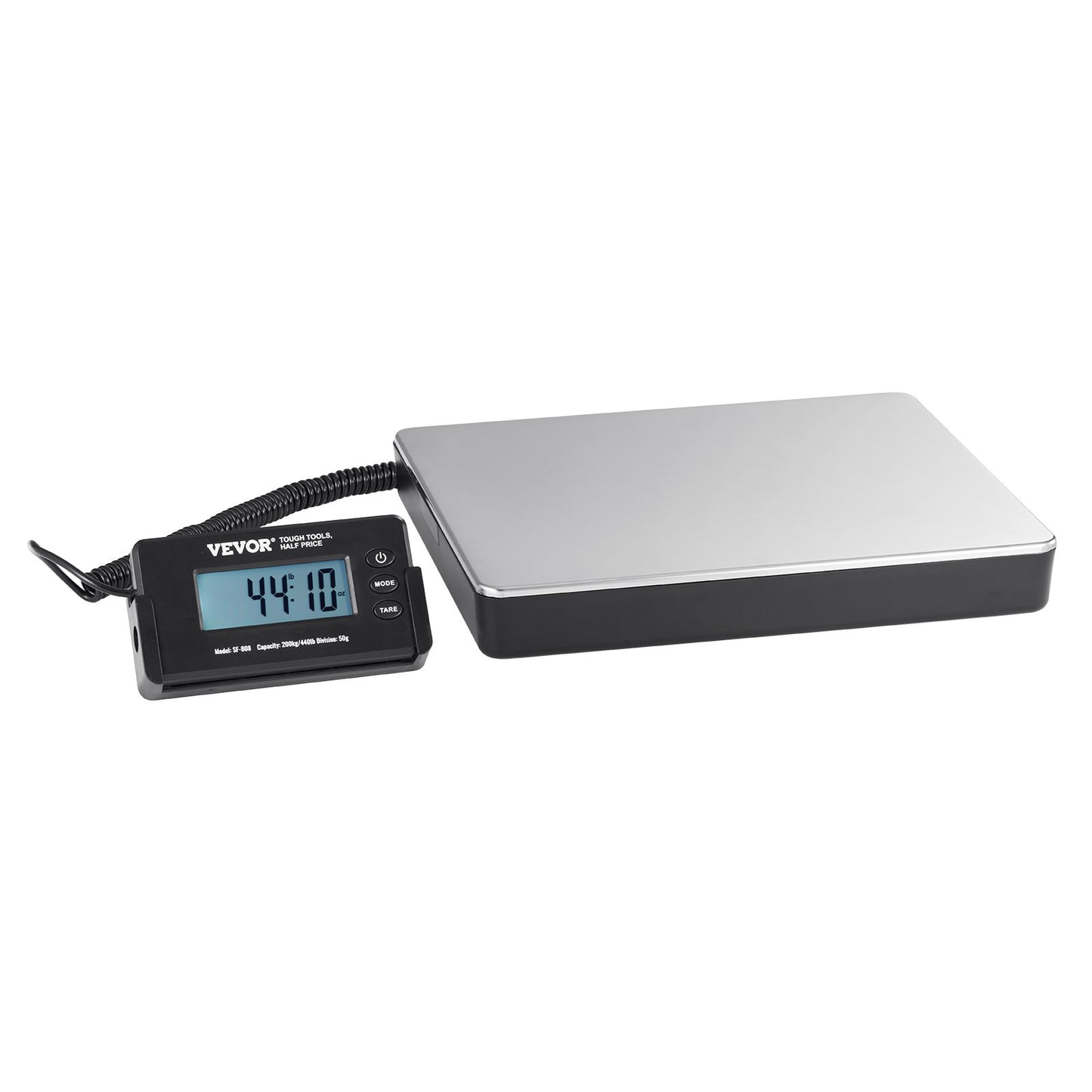 Shipping Scale Digital Postal Scale 440 lbs x 1.7 oz. AC/DC Package LCD