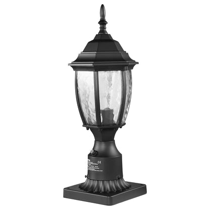 Dusk to Dawn Outdoor lamp post fixture 400mm post or pier mounting