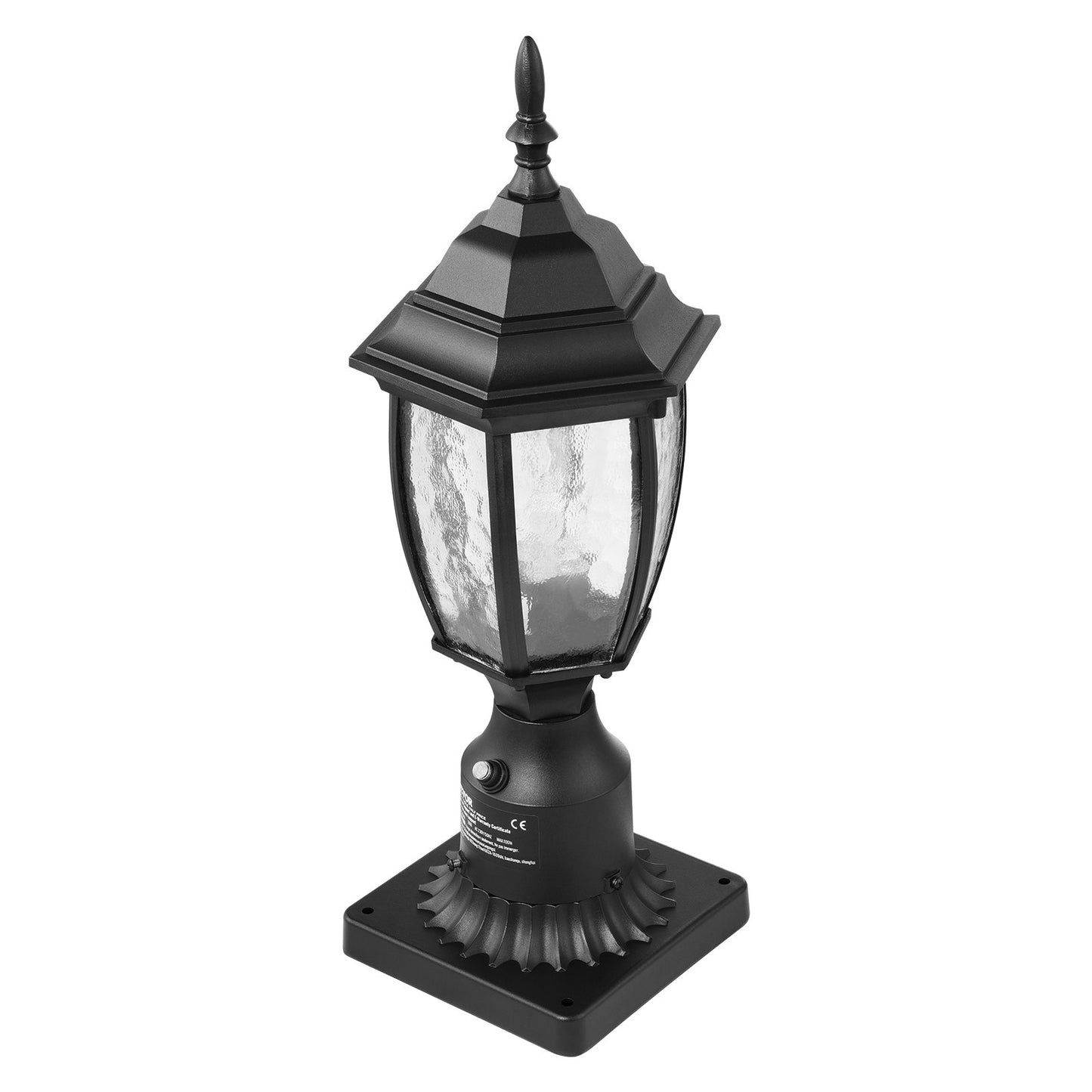 Dusk to Dawn Outdoor lamp post fixture 400mm post or pier mounting