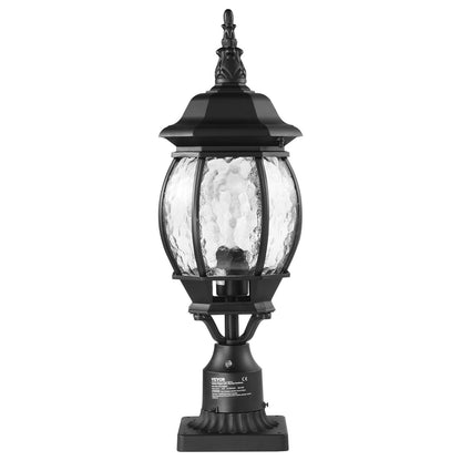 2 st Skymning till gryning utomhus lampstolpe ljusarmatur 530 mm stolpe Pier Mount