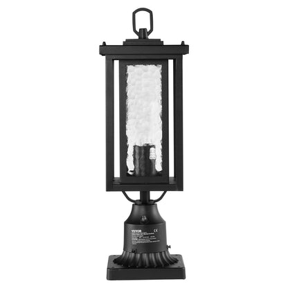 2 st Skymning till gryning utomhus lampstolpe ljusarmatur 450 mm stolpe Pier Mount