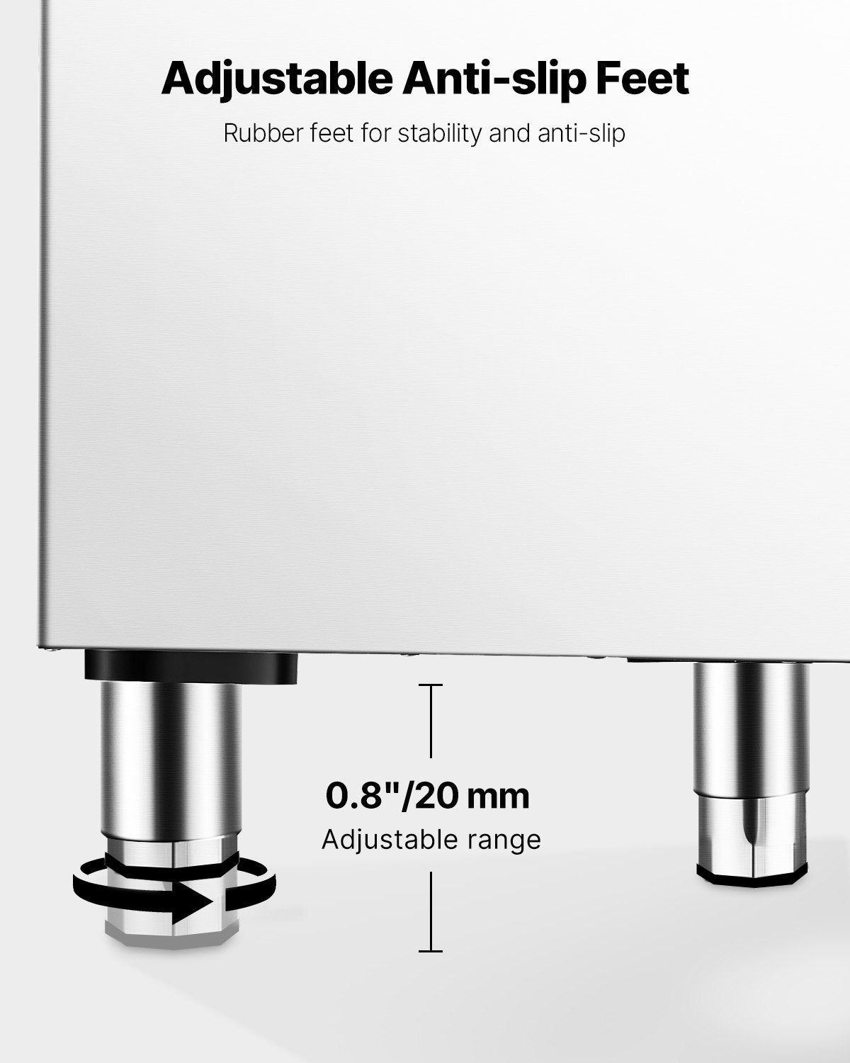 Commercial Ice Maker Storage Bin 250lbs Kapacitet Ice Bin med filter