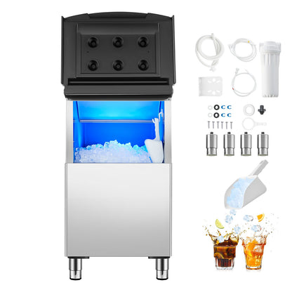 Commercial Ice Maker Storage Bin 250lbs Kapacitet Ice Bin med filter