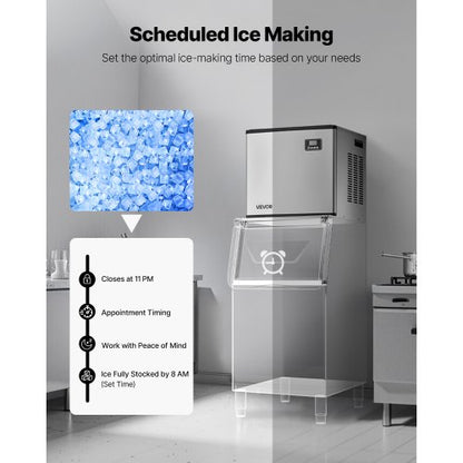 Commercial ice machine - Self-cleaning ice machine with a capacity of 180 kg/day