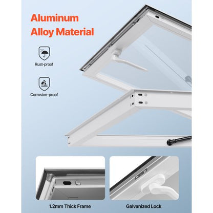 92x92 cm serving system for food carts, awning