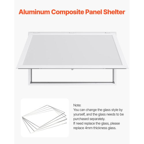 152x92 cm Servierkiosk für Imbisswagen, Markise