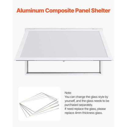 152x92 cm Servierkiosk für Imbisswagen, Markise