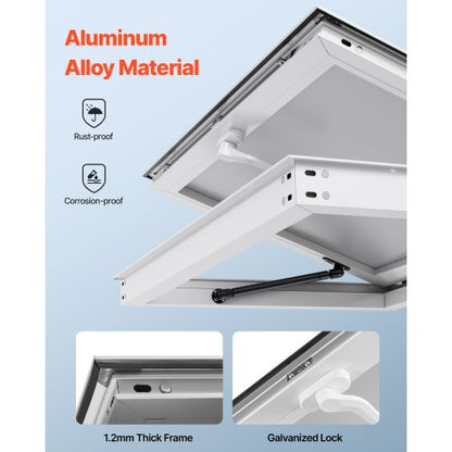 152x92 cm Servierkiosk für Imbisswagen, Markise