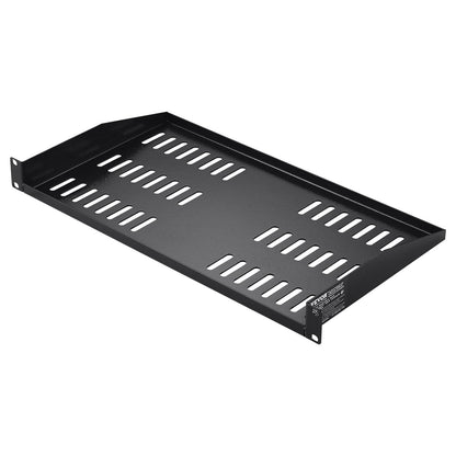 2 STÜCKE 1U Server Rack Regal 10 "/254mm Tiefe Belüfteten Rack Montieren Regal Fach