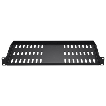 2 STÜCKE 1U Server Rack Regal 10 "/254mm Tiefe Belüfteten Rack Montieren Regal Fach