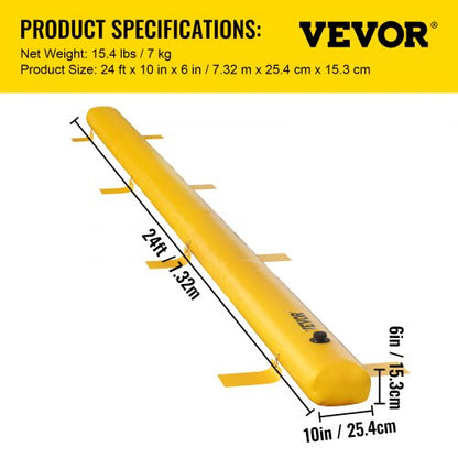 Översvämningsbarriär Hydrobarriär 6,2 m längd x 15 cm höjd för vattenavledning |  EU