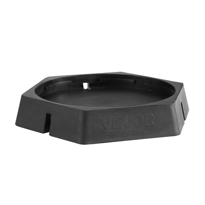 RV-Nivellierpads, dauerhaft befestigt, Gummi-Wagenheber-Pad, 9" runde Füße, 6er-Pack