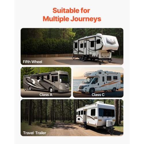 RV Leveling Pads 5000 lbs 4 Styck Gummi Trailer Jack Pads 5,5" kvadratfot |  EU