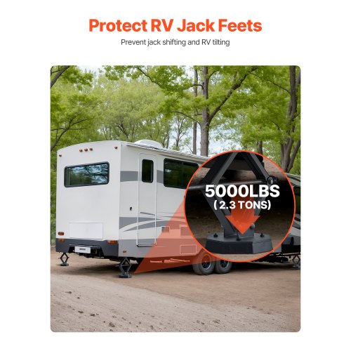 RV Leveling Pads 5000 lbs 4 st Gummi Trailer Jack Pads Scissor Jack Fötter |  EU