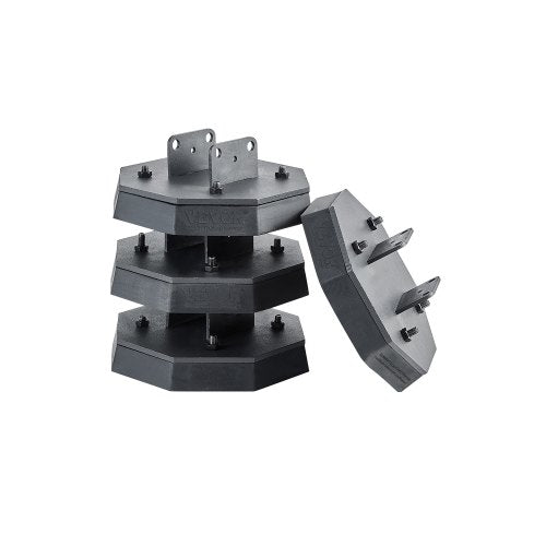 RV Leveling Pads 5000 lbs 4 st Gummi Trailer Jack Pads Scissor Jack Fötter |  EU