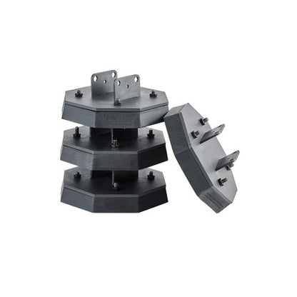 RV Leveling Pads 5000 lbs 4 st Gummi Trailer Jack Pads Scissor Jack Fötter |  EU