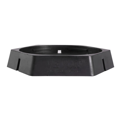 Nivellierpads für Wohnmobile, runde Landefüße (23 cm), fest angebrachte Wagenheberstabilisatoren, Gummi-Wagenheberpads, 2276 kg Tragkraft pro Wohnmobil-Wagenheberpad, Sattelkupplung, Wohnwagenanhänger, Wohnmobile der Klasse A/C (4er-Pack)