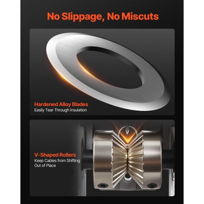 Elektrische automatische Kabelabisoliermaschine, 0,06-1,57 Zoll, 400-W-Motor | EU