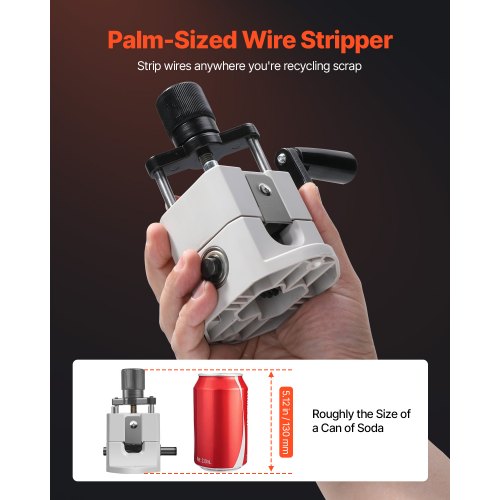 Manuelle Kabelabisoliermaschine, 0,06-1 Zoll, hand- oder bohrbetrieben | EU