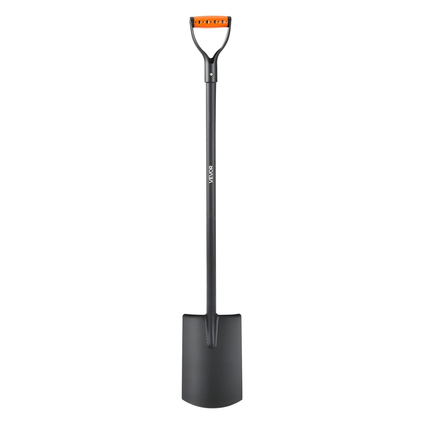 Square Shovel, 48 in Heavy-Duty Flat Shovel, Transfer Shovels with Alloy Steel Blade and Non-Slip D-Handle, Detachable and Easy Storage, for Gardening, Construction, Digging, and Snow Shoveling