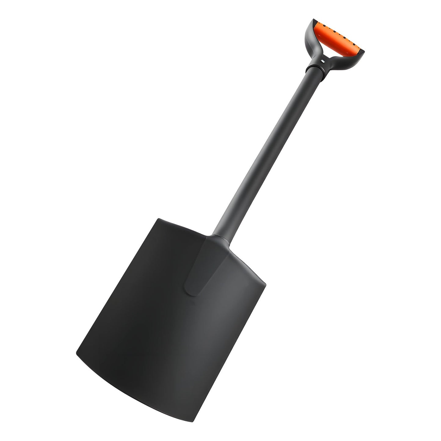 Square Shovel, 48 in Heavy-Duty Flat Shovel, Transfer Shovels with Alloy Steel Blade and Non-Slip D-Handle, Detachable and Easy Storage, for Gardening, Construction, Digging, and Snow Shoveling