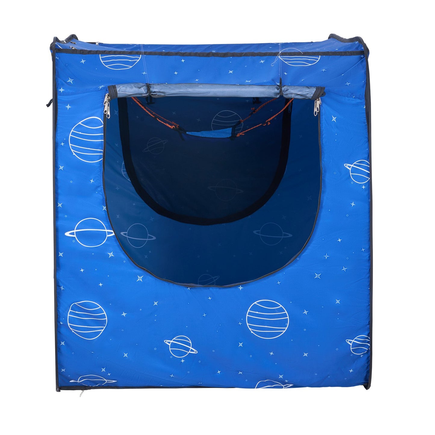 2-türiges Bettzelt Atmungsaktives Zelt Light Blackout mit 0,33 Zoll Faserstangen