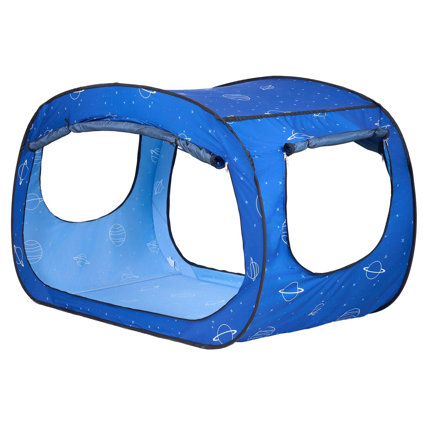 2-türiges Bettzelt Atmungsaktives Zelt Light Blackout mit 0,33 Zoll Faserstangen