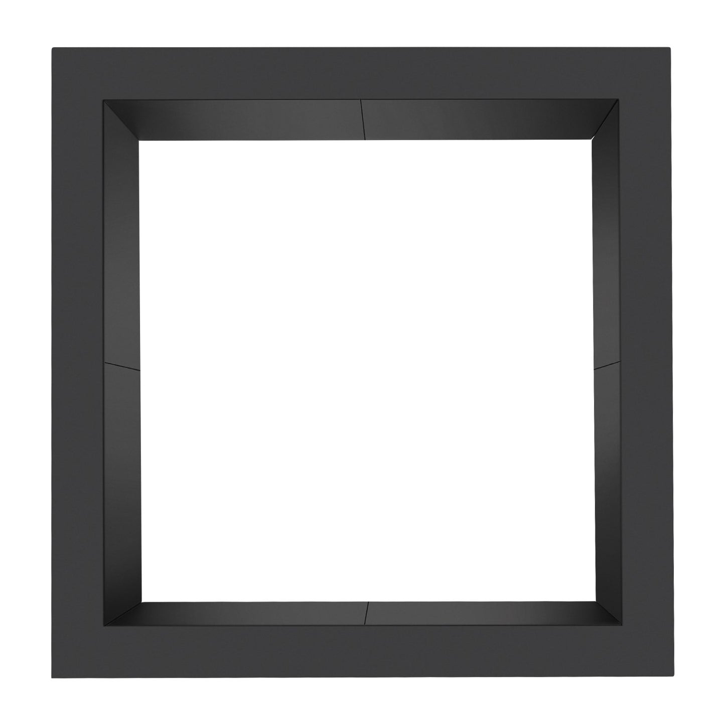 Fire Pit Ring Square 36x36 in Outer Steel Lining DIY Campfire Ring Firepit