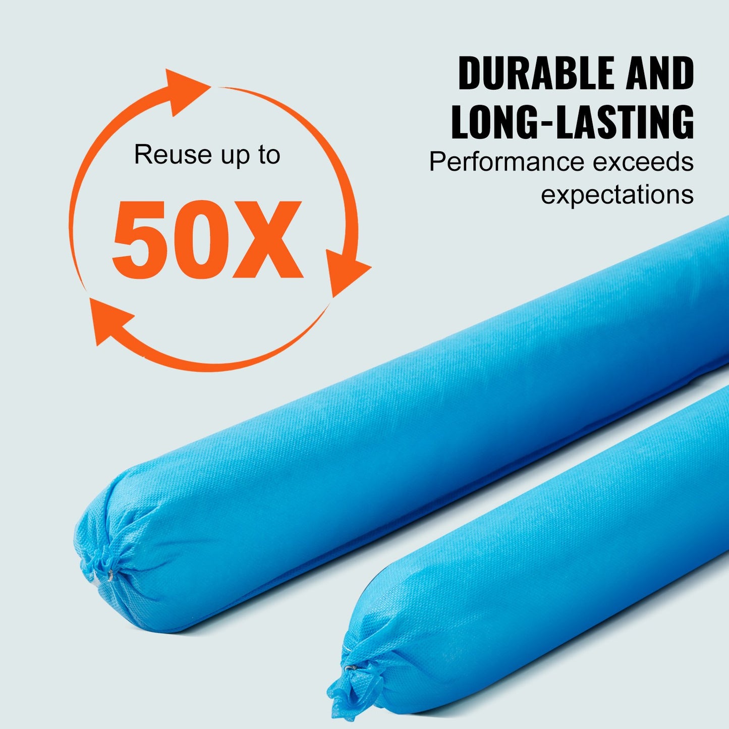 Universal Absorberande Strumpa Vattenabsorberande Snake 20 Gal 12 st 76 x 1200 mm