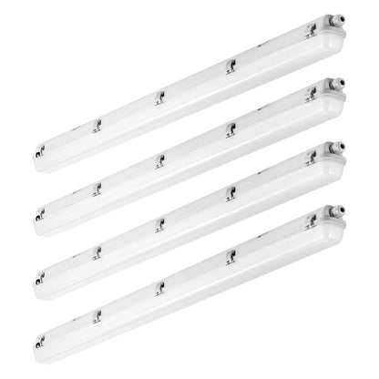 4PCS 4FT LED Vapor Proof Light 60W/50W/40W Selectable 5400/6400/7400LM