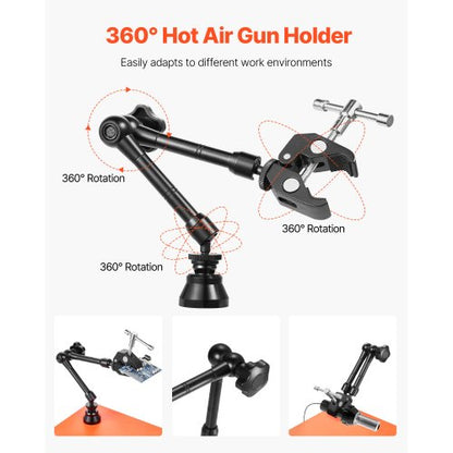 Magnetische helfende Hände Lötstation 3-fache Vergrößerung Lampe Air Gun Halter